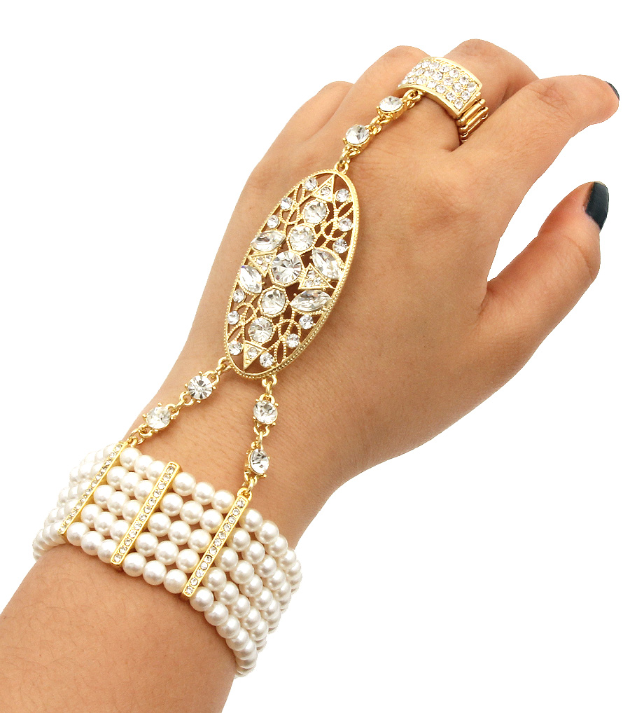 pearl ring bracelet