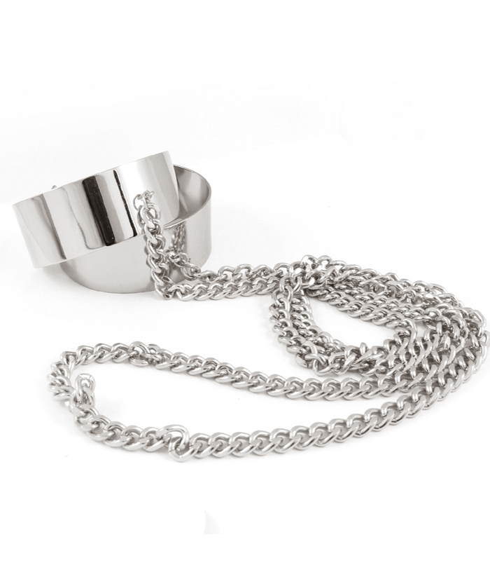 Silver Cuff Bracelet, Chunky Silver Bangle Bracelets, Statement Hero Bracelet, 2 Piece Set